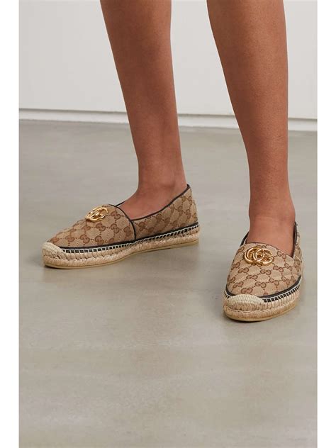 gucci espadrilles beige|Gucci women espadrilles.